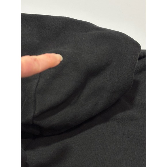 The Tortured Poets Department Taylor Swift Embossed Logo Black Hoodie Youth M - Picture 7 of 9